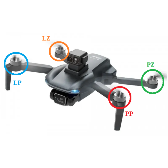 Tartalék kar motorral az AERIUM MAX 108 LASER drónhoz